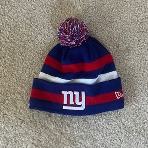 NY giants beanie